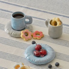 오덴세 X 머지 어글리 에스프레소잔 세트 100ml 6 colors 248136, 오덴세 아이보리