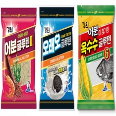 경원 민물떡밥 3종세트 ( 어분옥수수글루텐 +오래오 + 어분글루텐2 ) 아쿠아 삼합떡밥, 850g, 1세트 850g, 1세트