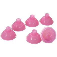 【JINKANG】居家矽膠拔罐器【粉紅】6入單盒裝，真空負壓拔罐，舒緩肌肉疲勞，居家護理好幫手，操作簡單，安全衛生, 1個