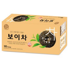 송원 우리차 보이차 100T, 600mg, 100개입, 1박스