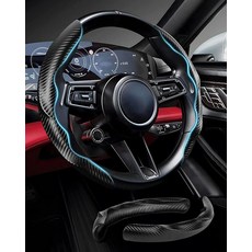 테슬라 모델 3/Y용 스티어링 휠 커버 - 테슬라 모델 3/Y 2016-2025 2026 주니퍼/하이랜드에 맞는 부드러운 가죽 스티어링 휠 프로텍터 - 테슬라 핸들용 통기성 미, Black