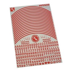 키타코(KITACO) 림 라인 시트 빨강 000-0900200