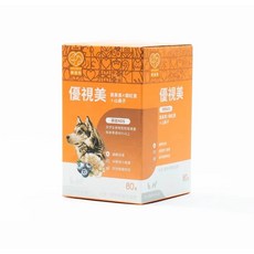 樂健飛 優視美 葉黃素+蝦紅素+山桑子 犬貓用 80g/罐 NDS技術, 80g, 1個, 改善淚液/眼睛健康