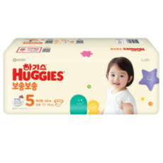 하기스 뉴 보송보송 밴드형 기저귀 공용, 5단계, 80매