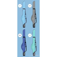 ANYOU 硬殼大容量魚竿包 免拆輪便攜單背漁具包, 1.25米,綠寶石