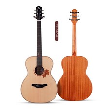 NAGA CS07 OM 全單木吉他 楓葉系列, natural, 1個, CS-070M