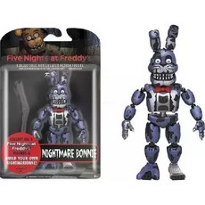 FNAF 프레디의피자가게 프레디 피자가게 나이트메어 폭시 치카 야광 피규어, R