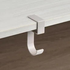 신제품 1pc 학생 배낭 걸이 사무실 책상 모바일 가방 다용도 도구 사이드 테이블 휴대용 실용, 02 Gray