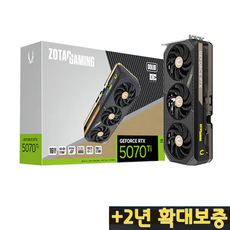 ZOTAC 조텍 GAMING Geforce RTX 5070 Ti SOLID OC D7 16GB 그래픽카드 VGA