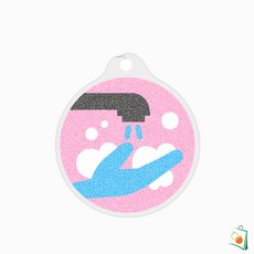OS 데코샌드디로 719 안전위생 가방고리만들기 샌드아트도안 어린이샌드아트