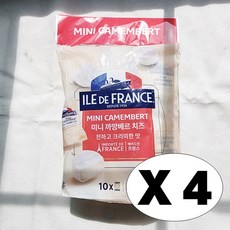 일 드 프랑스 미니 까망베르 치즈 ILE DE FRANCE CAMEMBERT 코스트코 유통, 40개, 25g