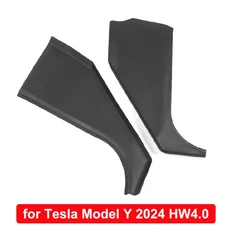 테슬라 모델 Y 2024 HW4.0 전면 도어 장식 보호 패드 레스트 페달 사이드 안티 킥 스티커 커버 New, 01 사계절, 01 TPE, 01 for MY 2024 HW4.0