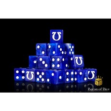Baron of Dice 奧米茄 方角骰子 x25入 藍色, 1個
