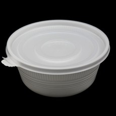 버디팩 200파이 마라탕용기 칼국수 용기 1400ml 흰색, 50세트