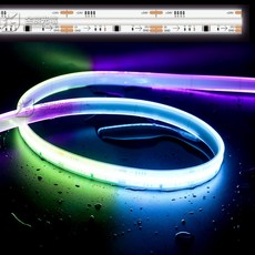 金辰光電 COB 幻彩燈條 全防水 WS2811 LED 廣告燈, 1個, ＣＯＢ幻彩灌膠燈條２４Ｖ（不含控制器）,寬１２ｍｍ（５０公分）２條