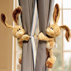 허그 토끼 커튼 타이백, 1개