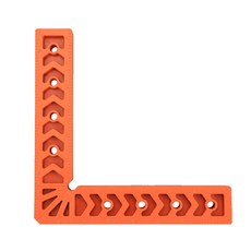 直角定位尺 直角夾 L型角度尺 木工劃線尺 直角定位 直角輔助定位器, 1個, 8吋直角尺