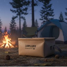 방수 워시 설거지통 사각 버킷 바스켓 접이식 캠핑_2026FW-TR2, 카키