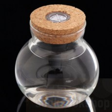 쑥쑥추천샵 마리모 키우기 LED 코르크유리병 10x11cm 귀여운소품