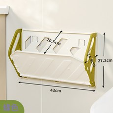 門後鞋架免打孔防盜門口家用簡易摺疊壁掛式收納掛牆浴室拖鞋架子, 1個, 綠色:如圖