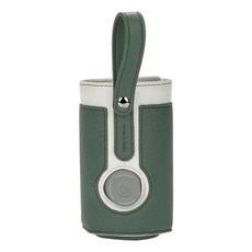 QDY 접이식 아기 젖병 워머 3 온도 온도 조절기 일정 난방 워머 아기 젖병 쿨러 여행용 실내 야외, 초록, 1개