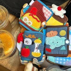 可愛帆布錢包短款拉鍊小巧對摺牛仔布燈芯絨卡包零錢包卡通手拿包