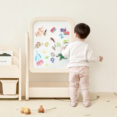 [아이팜] 이지두잉 유아 자석보드 칠판 단면, 선택:베이지, 1개