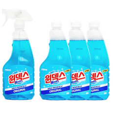 윈덱스 유리세정제 본품 + 리필, 3개, 500ml