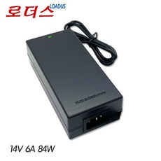 14V 6A 84W AC/DC SMPS Adapter(IEC60320 C14)_KOREA 국산 /보호회로/KC안전인증, 14V 6A 84W AC/DC SMPS Adapter(