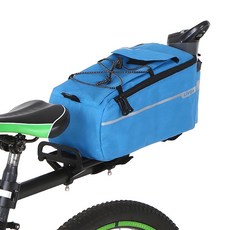 Lixada BIKE 바이크 Panniers 자전거 트렁크 백 단열 백 따뜻한/시원한 아이템용 후면 랙 보관 수하물 시트 다기능 쿨러 숄더백 29.5cm(11.4인치) 1, 02블루