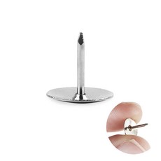 원형 은색 압정 메모압정핀 압정세트 원형압정 벽압정핀 학생