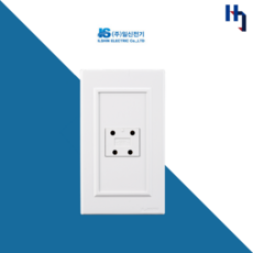 일신전기 1개용 전화통신 통신케이블 4P 4핀 매입콘센트