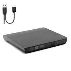 노트북용 USB 3 0 C타입 광학 드라이브 케이스 슬림 DVD 외부 인클로저 SATA to CD ROM ODD 박스 9 5mm 12 7mm, USB3.0 Type C 12.7mm, 1개