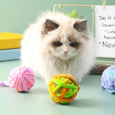 썬코 애묘 방울소리 실뭉치 놀이감 스트레스 운동 고양이 장난감