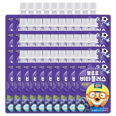 팔도 뽀로로 비타플러스 음료 포도, 100ml, 40개, 3.포도맛