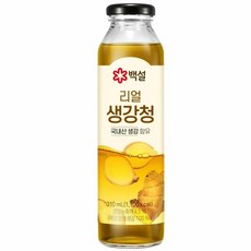 CJ 잡내제거 음료베이스 답례품 환절기 백설 리얼 생강청 310ml