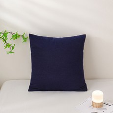 소하임 코듀로이 소파쿠션 솜+커버, 네이비