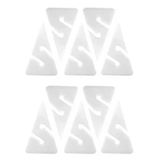 10 조각 수중 스쿠버 다이빙 스노클링 프리 유니버설 레크 동굴 삼각형 라인 화살표 마커, 02 White