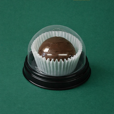 두쫀쿠 케이스 1구 화과자 모찌용기, 30개, 원형