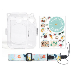 인스탁스 미니12 전용 크리스탈 클리어 풀커버 데코 케이스, MINT, 1개, INSTAX MINI12