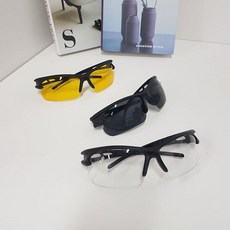 A세트 CNS 스포츠 자외선차단 등산선글라스 고글선글라스 라이딩 스포츠고글, 본상품, 본품