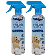 스너글 허거블 코튼 더블 소프트 섬유탈취제, 500ml, 2개
