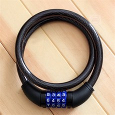 자전거용 12mm 비밀번호 자물쇠 안심 도난방지 주차 잠금 자전거번호자물쇠 와이어락
