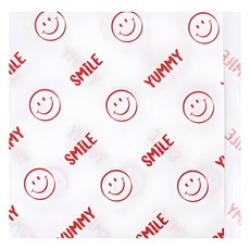 The Pack Company Noruji L 型微笑紅色 13 片食品包裝紙, 1入, 200個