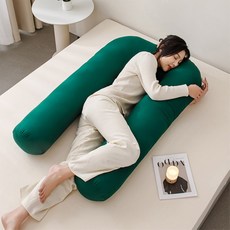 소하임 통세탁 U자형 바디필로우, 이브닝그린