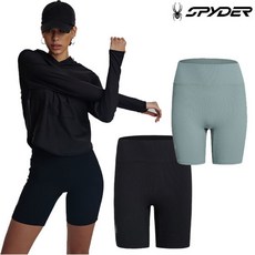 [매장정품] 스파이더(백화점) 여성 골지 4부 레깅스 SPIPCNFL356W