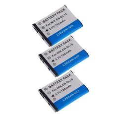 EN-EL19 EN Nikon Coolpix S2700 S32 S3100 슬림 충전기용 배터리, 03 3 Battery