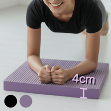 온더니즈 충격흡수 강화 두꺼운 미니 요가 매트, 1개, 퍼플