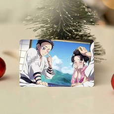 아카자 스티커 울트라씬 귀멸의 칼날 신용카드용 보호필름, 1 Set, z6