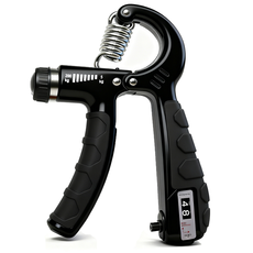 LINGPENG 200kg Heavy-Duty Hand Gripper Professional Max Resistance Forearm & Wrist Strengthener, Black, 1개